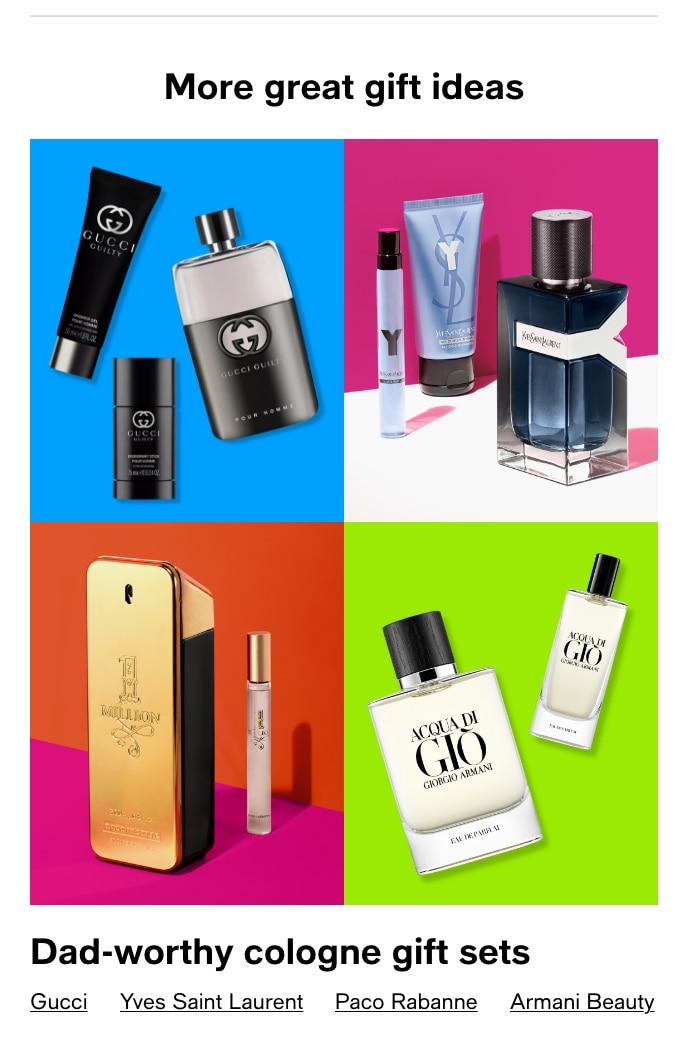 More Great Gift Ideas, Dad-Worthy Cologne Gift Sets