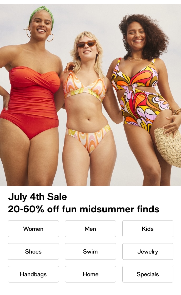 July 4th Sale, 20-60% Off Fun Midsummer Finds