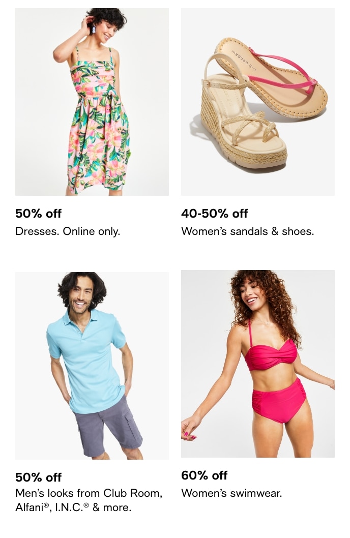 50% Off, Dresses, Online Only