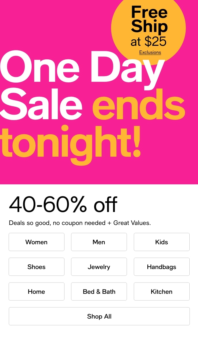 Macy's one day sale on sale jewelry