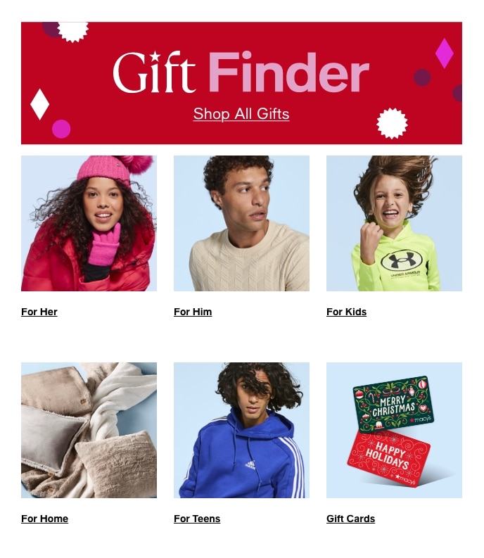 Gift Finder, Shop All Gifts