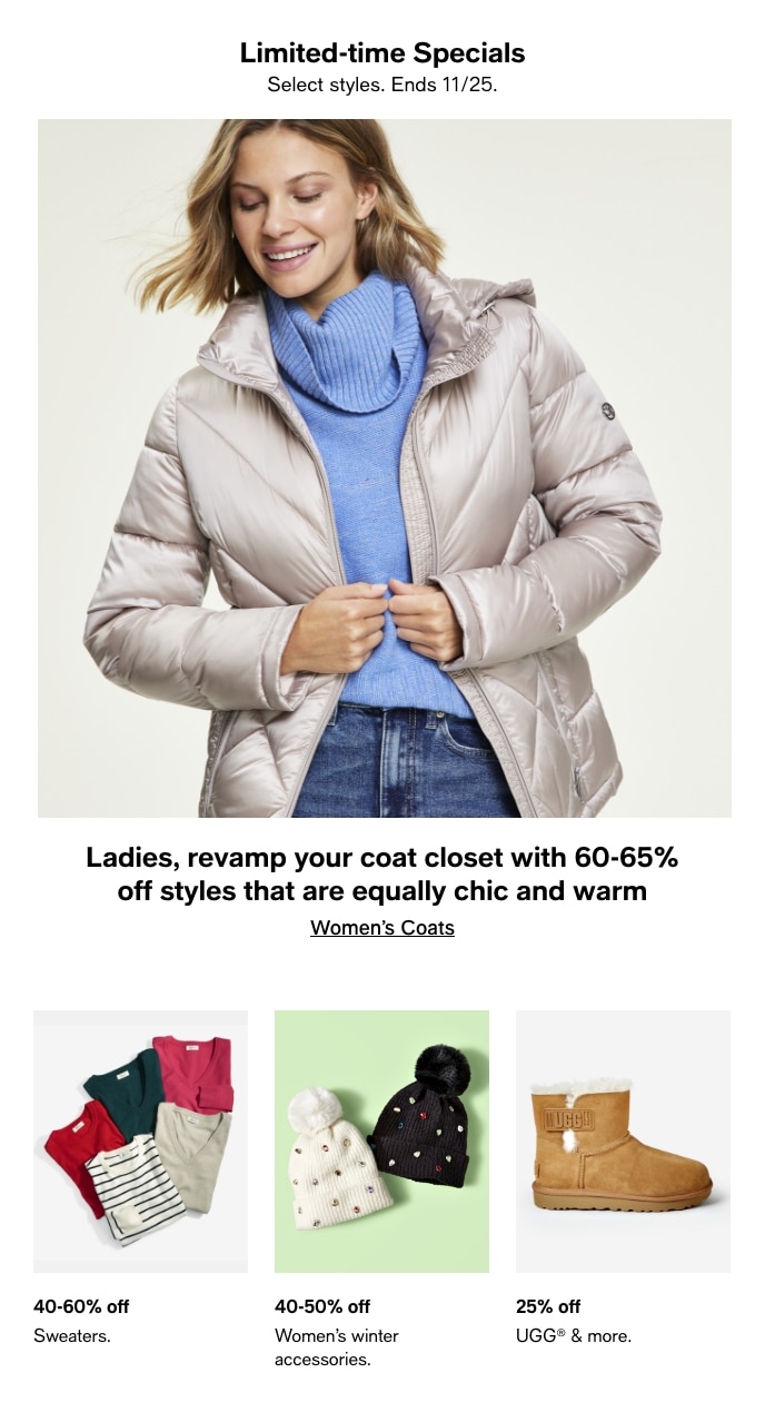 Macy's winter women's on sale coats