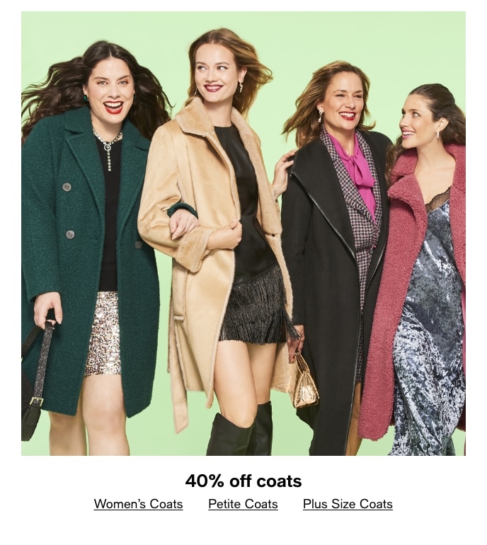 40% Off Coats