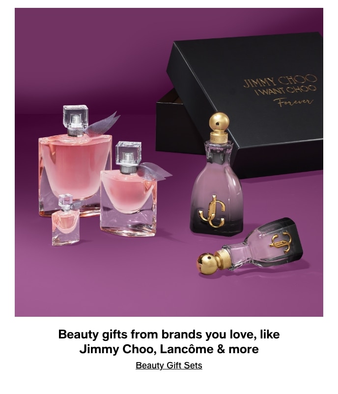 Beauty Gifts From Brands You Love, Like Jimmy Choo, Lancome & More, Beauty Gift Sets