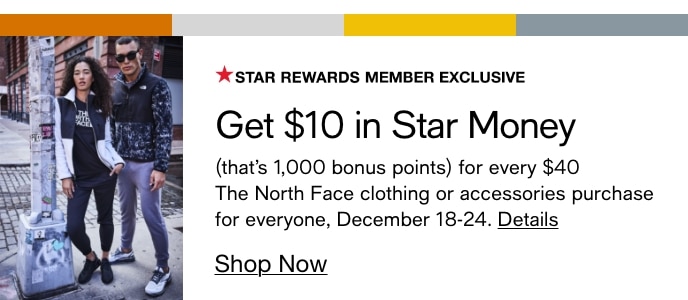 STAR REWARDS MEMBER EXCLUSIVE, Get $10 In Star Money, Details, Shop Now