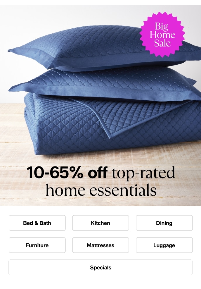 10-65% off top-rated home essentials. 