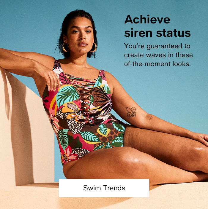 Achieve sire status. You're guaranteed to create waves in these of-the-moment looks. Swim Trends.