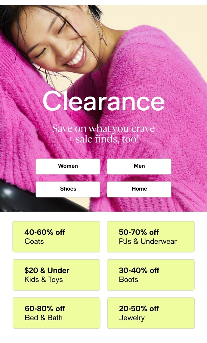 Clearance Save On What You Crave + Sale Finds, Too!